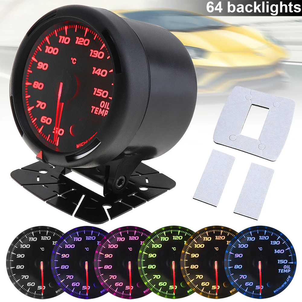 60 мм 12 в 50 ~ 150 градусов Цельсия 64 Backlights светодиодный Электрический Автомобильный