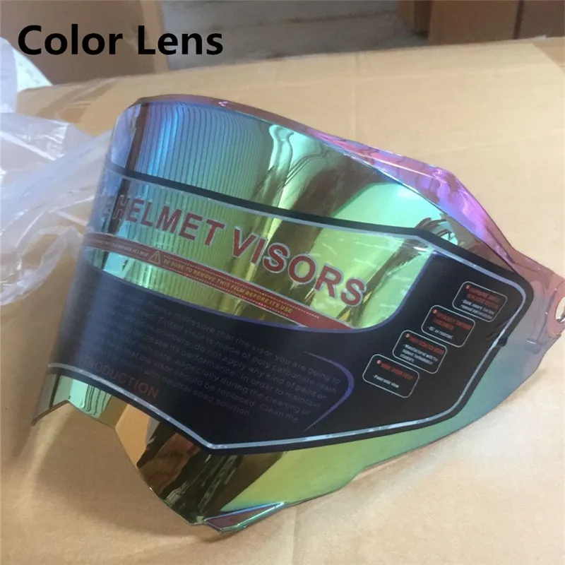 color lens BYE New Motorcycle Helmet Men Full Face Helmet Moto Riding ABS Material Adventure Motocross Helmet Motorbike DOT Certification - Цвет: color lens