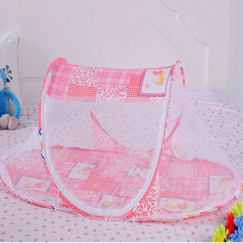 110*60*38 cmмультфильм складной портативный Съемный и моющийся хлопок детская кроватка сетка младенческой толлдер сон путешествия москитная сетка