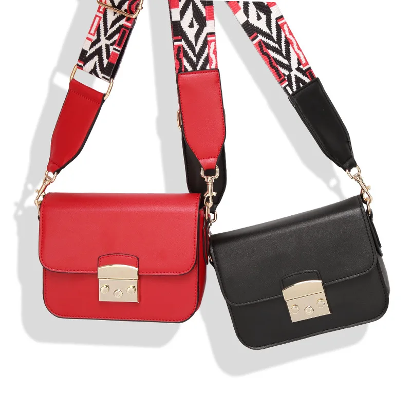 Новинка 2019 сумка через плечо модная из искусственной кожи маленькая квадратная