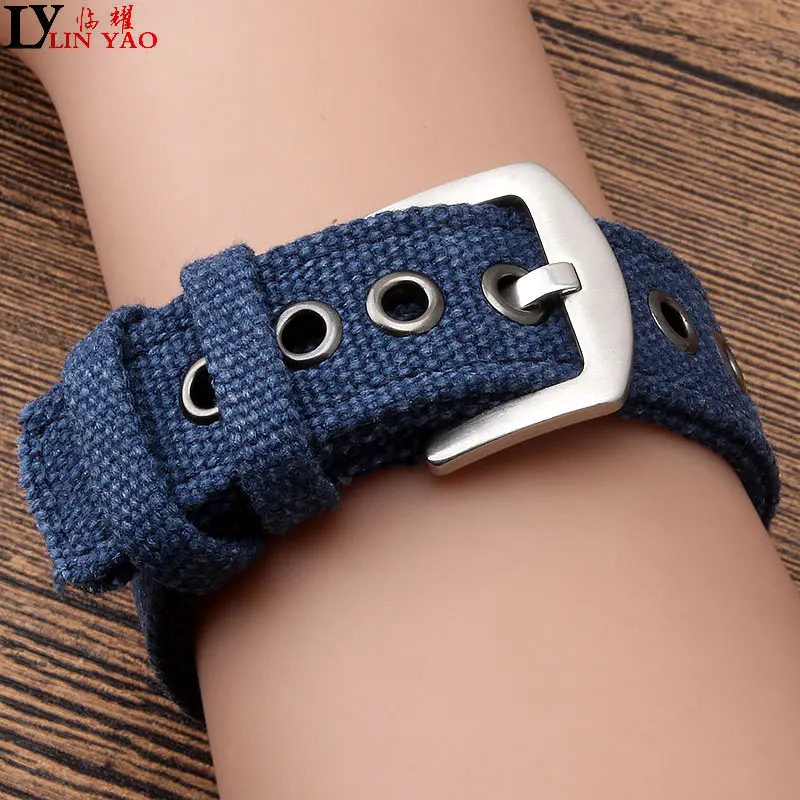 2014 Новинка 18 мм 20 22 холщовые камуфляжные часы ремешок для мужчин и женщин ремень