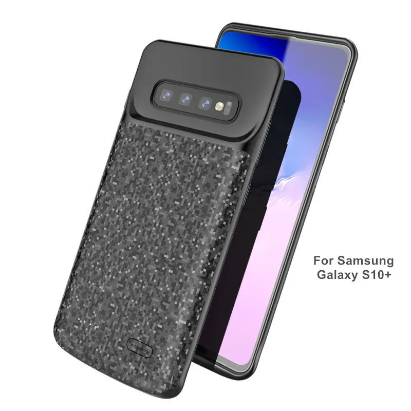 Для samsung Galaxy S7 Edge S10 S10E Plus чехол для аккумулятора мягкий с зажимом задней панели