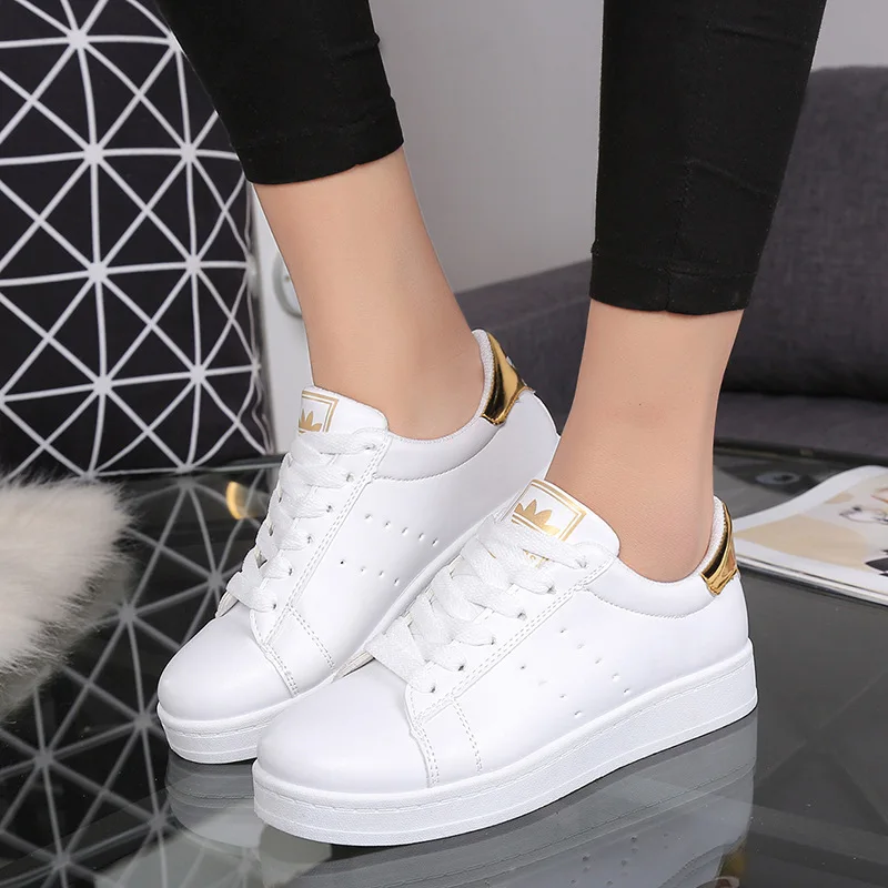 Роскошные женские туфли из искусственной кожи периодически белые/черные для