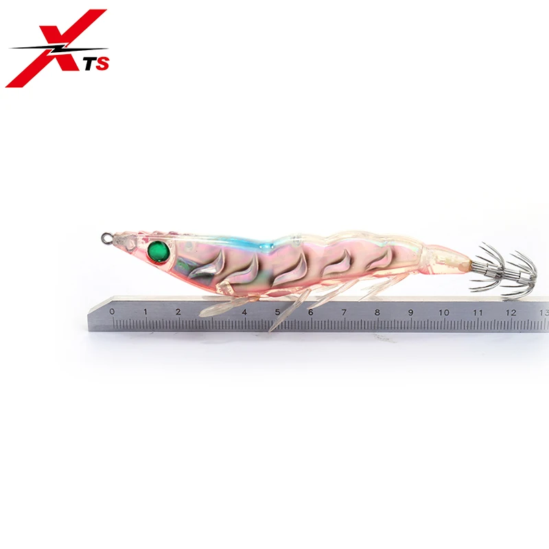 Fishing Squid Lures Jig Sinking Plastic Hard Baits Wobblers Shrimp Design With Hooks Pesca Carp Tackle 3514 | Спорт и развлечения