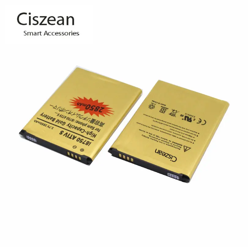 1x2850 мАч EB L1M1NLU Gold Li Ion Сменный аккумулятор для Samsung Galaxy ATIV S i8750 i8370 i8790 батарея|battery for