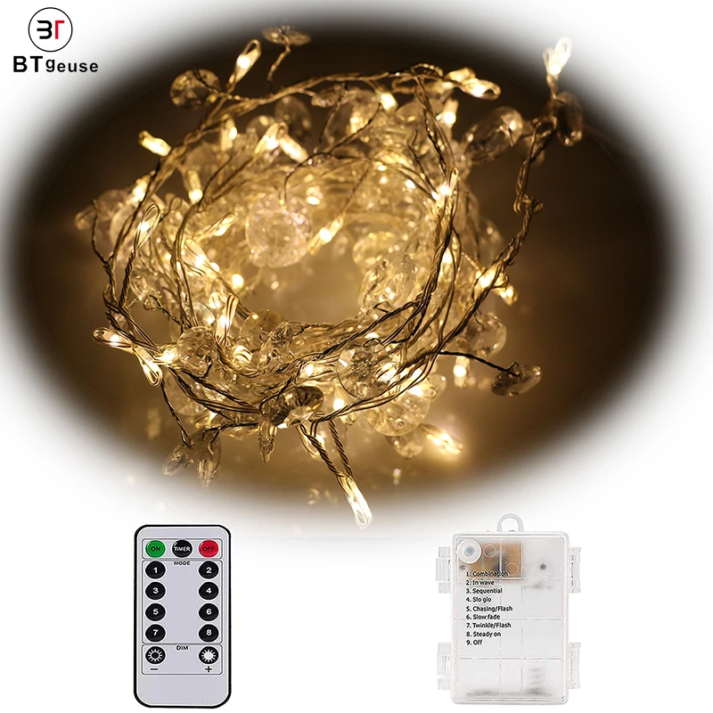 BTgeuse 80 светодиодная фара сказочные огни фейерверки Звездная гирлянда на