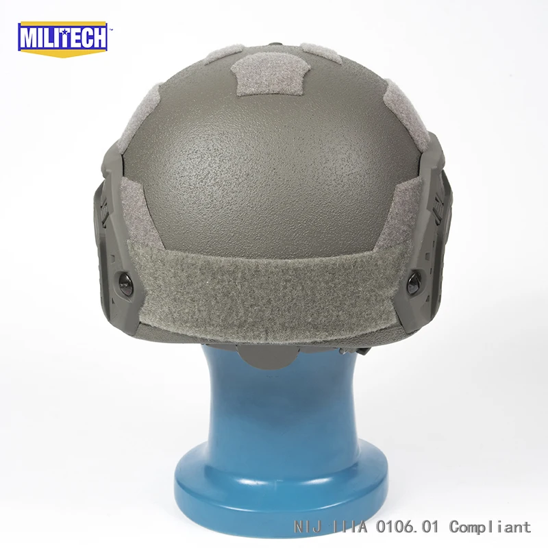 Сертификация ISO MILITECH 1 25 кг Lite FG супер высокой арамидный баллистический шлем
