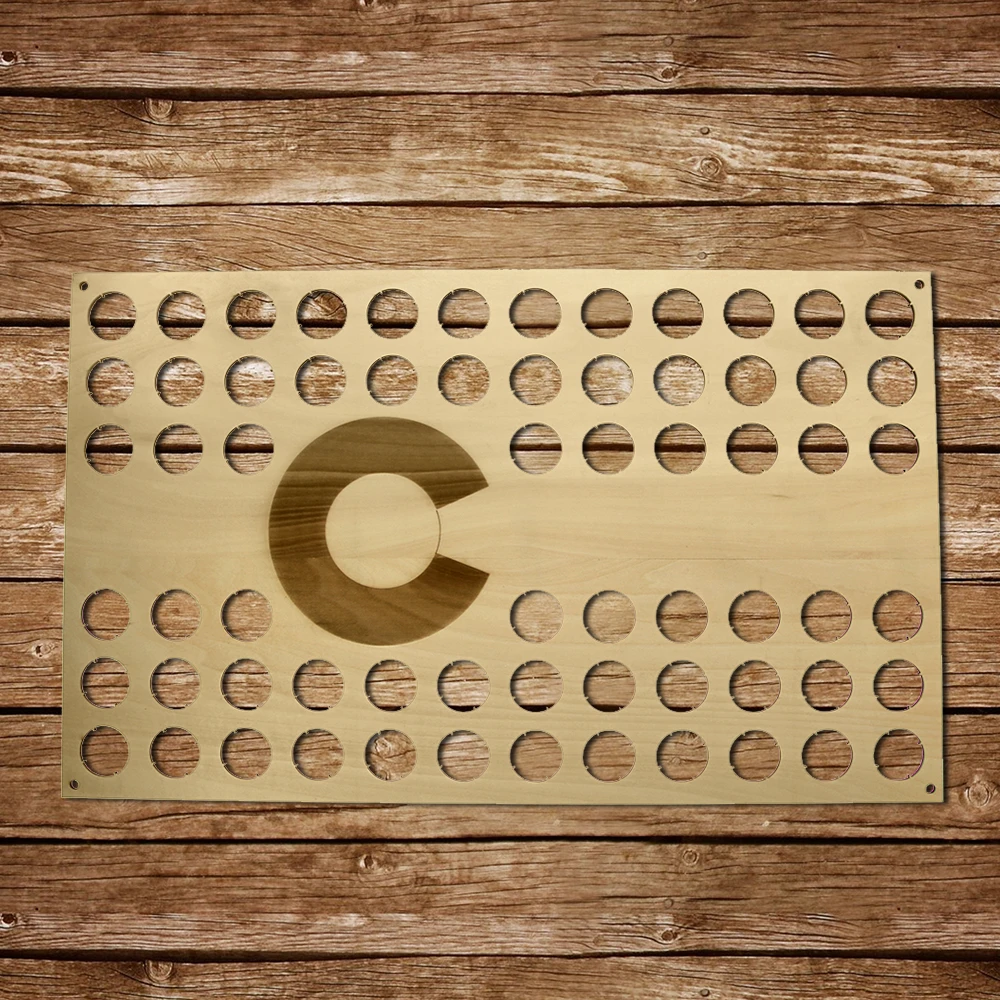 Карта пивной кепки Колорадо для дома бара рукоделия пива напитков ловушка пабов