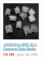 DIY 6 жильный кабель 6P6C Кабельный разъем RJ12 кристаллическая Головка Разъем обжимные плоскогубцы NXT EV3 робот игрушка кабель для передачи данных