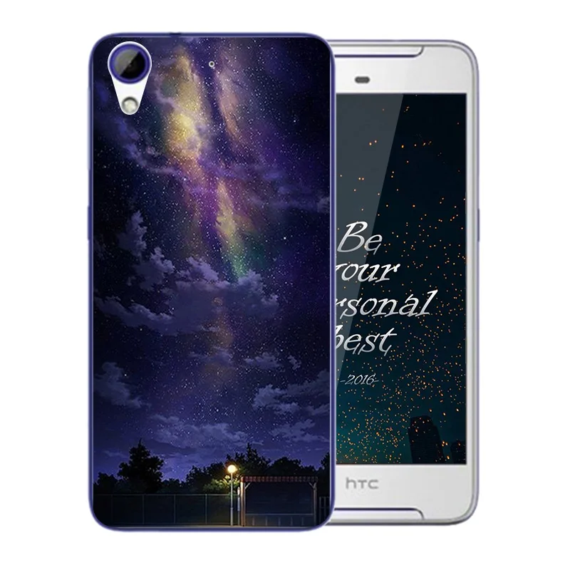 Чехол для телефона HTC Desire 628/628 Dual Sim звездное небо Мягкий силиконовый прозрачный