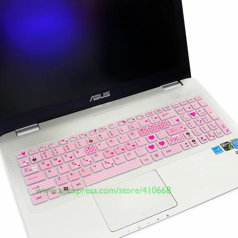 Силиконовая клавиатура для ноутбука Asus Zenbook Pro UX501 UX501J UX501JW UX501VW UX501VW6700 FX FX50V F555L 15
