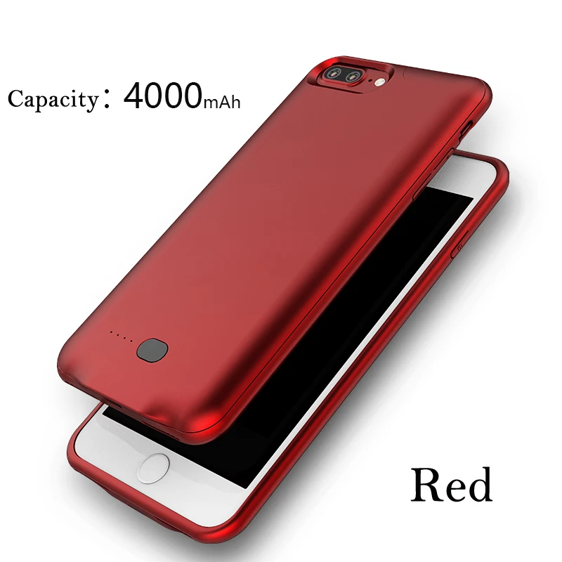 Зарядное устройство для iPhone7/8 Plus battery Case 4000 мАч запасная внешняя аккумуляторная батарея зарядное устройство power Bank