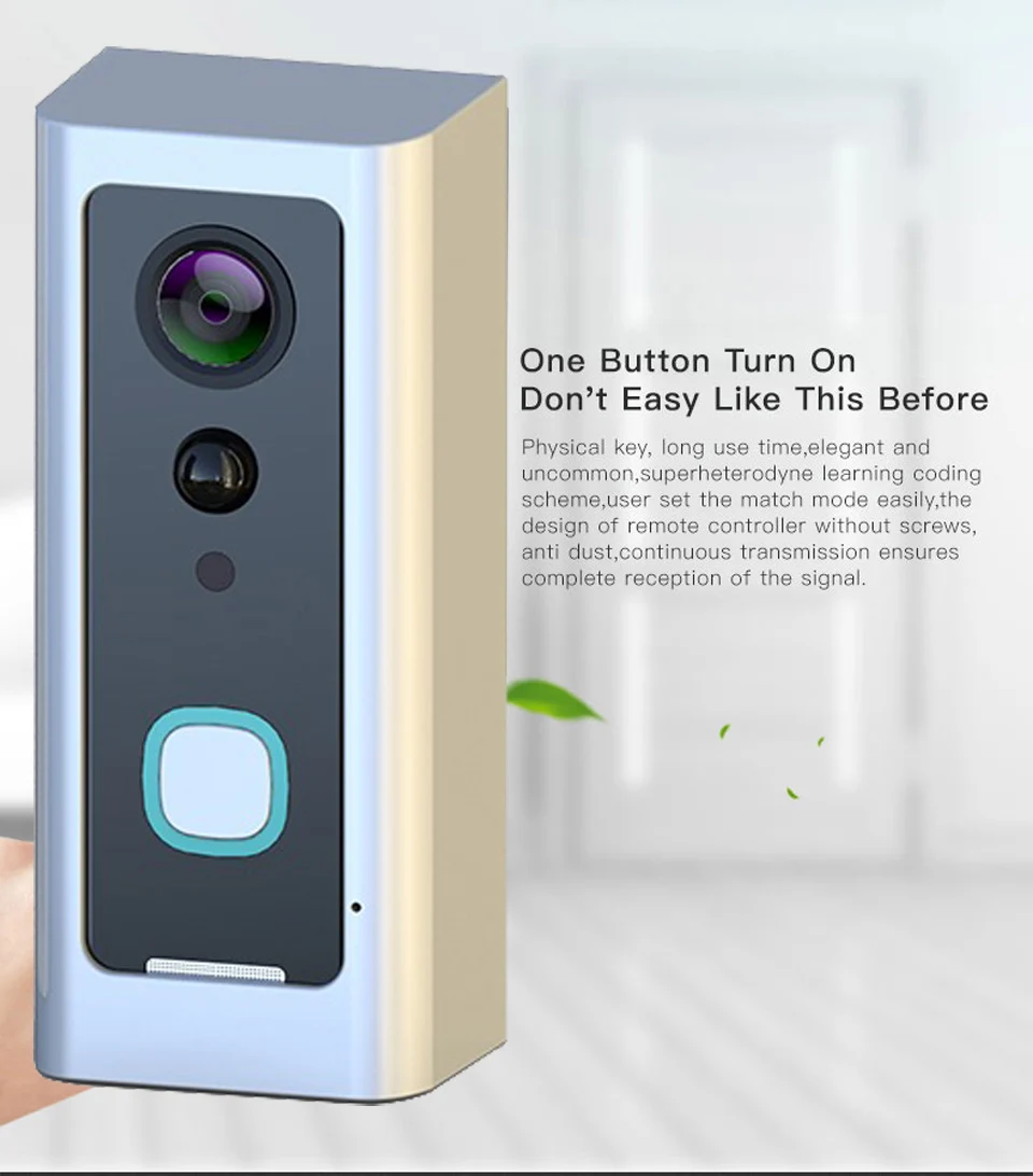 Cdycam, новинка, HD 1080 P, Wifi, водонепроницаемый, видео дверной звонок, беспроводной, для дома, батареи, камера, двусторонняя, аудио, разговор, ночное видение, PIR, умная дверь