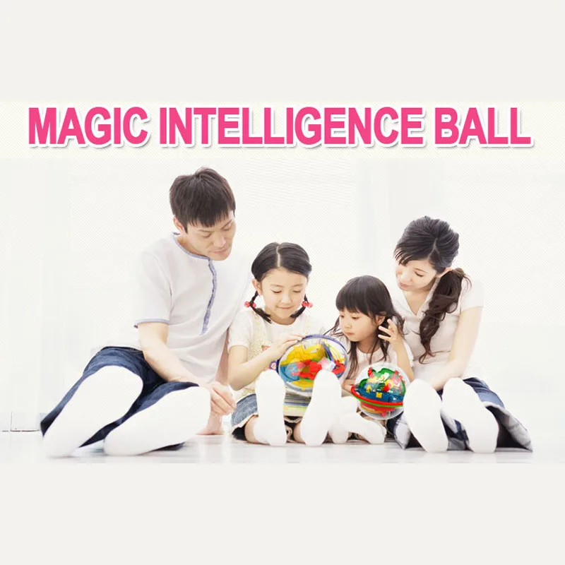 New 3D Magic Intellect Puzzle Maze Ball Brain Teaser Game Educations for Kids IQ Training Logical Children Toy | Игрушки и хобби