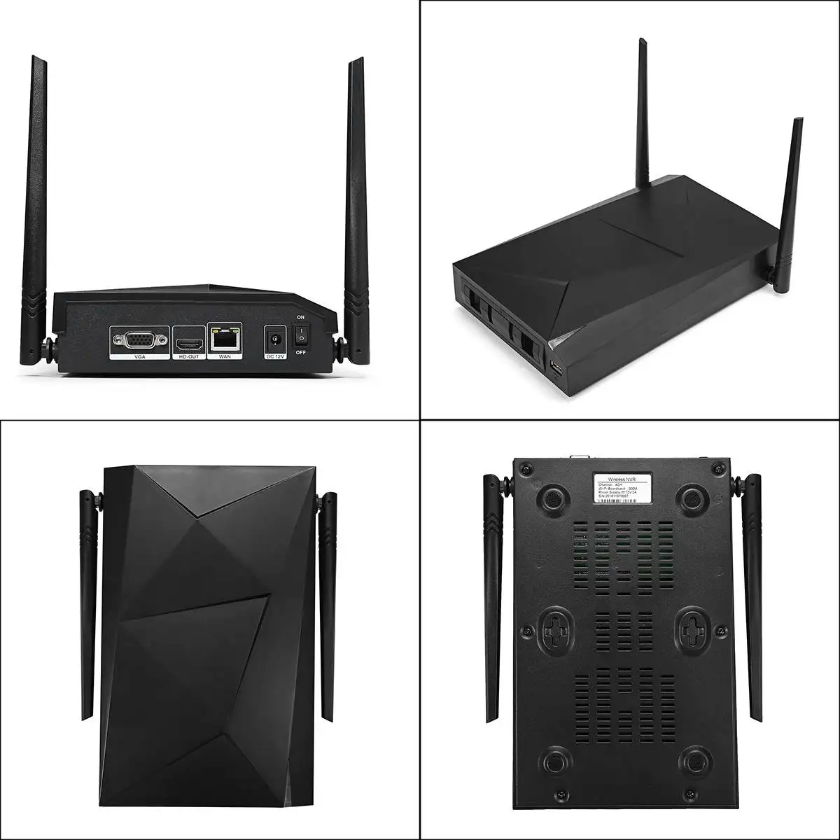 1080P Беспроводная система безопасности, 4-канальный NVR WiFi ip-камера s, CCTV система видеонаблюдения, комплект Plug& Play, обнаружение движения