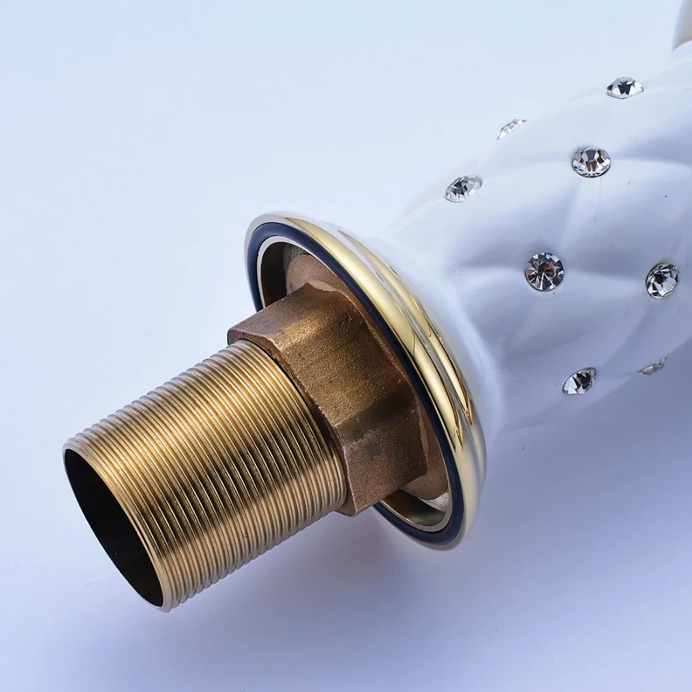 Смеситель для раковины FLG Позолоченные фарфоровые Золотые Бронзовые