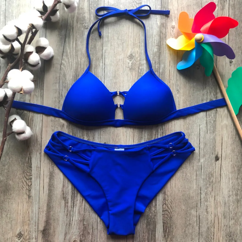 Купальник для девочек пляжная одежда Модный женский сексуальный комплект бикини