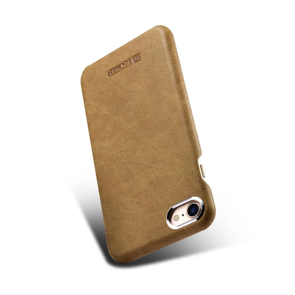 Новинка для iPhone8 7 &amp 8Plus ICARER брендовый Модный чехол-накладка из натуральной кожи