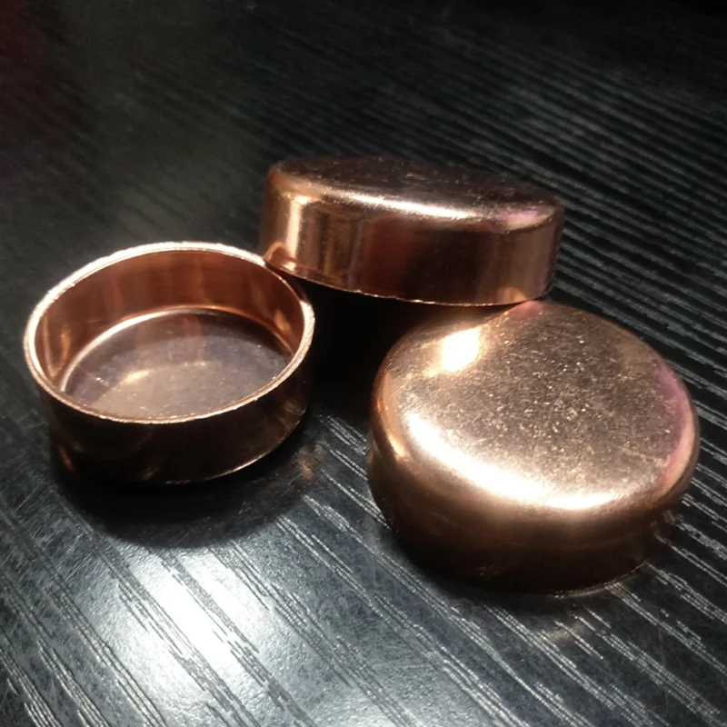 1 шт. 19x1 мм Медный Конец Крышки Стоп подачи трубы фитинг сантехника для газа воды и