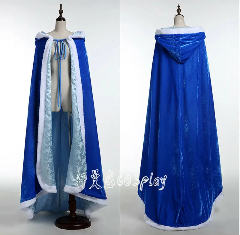 Женский плащ с капюшоном для взрослых Хэллоуин принцесса ведьма Готический