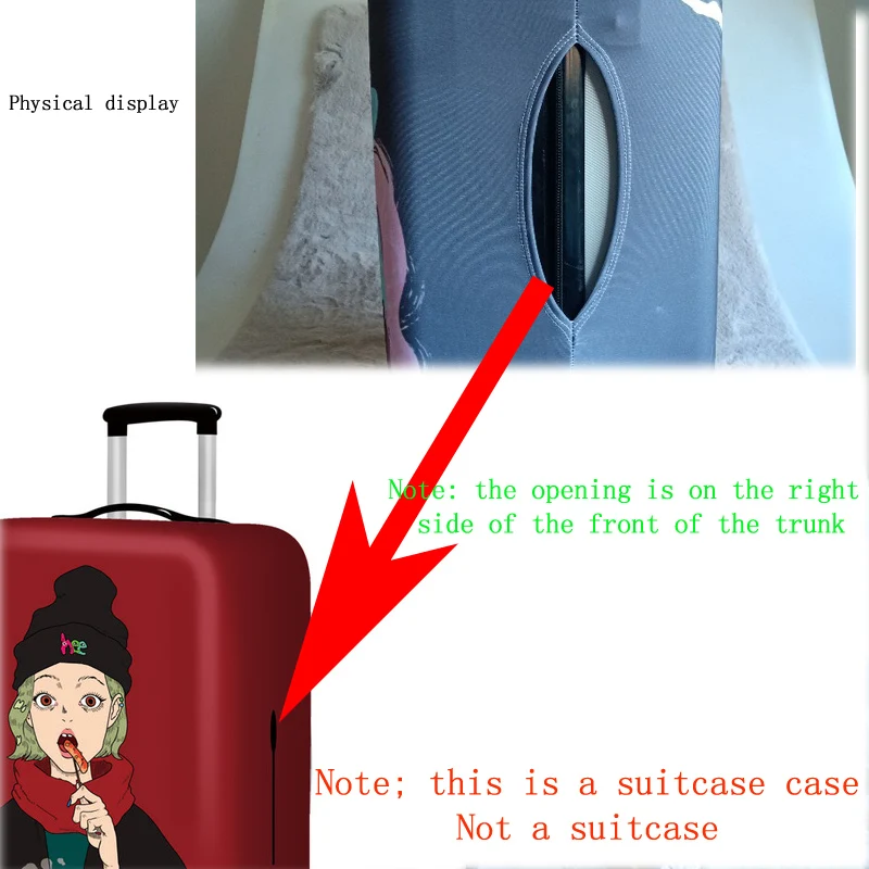 Elastic Luggage Protective Cover Case For Suitcase Trolley Cases Covers 3D Travel Accessories Bird Pattern 1000  Багаж и
