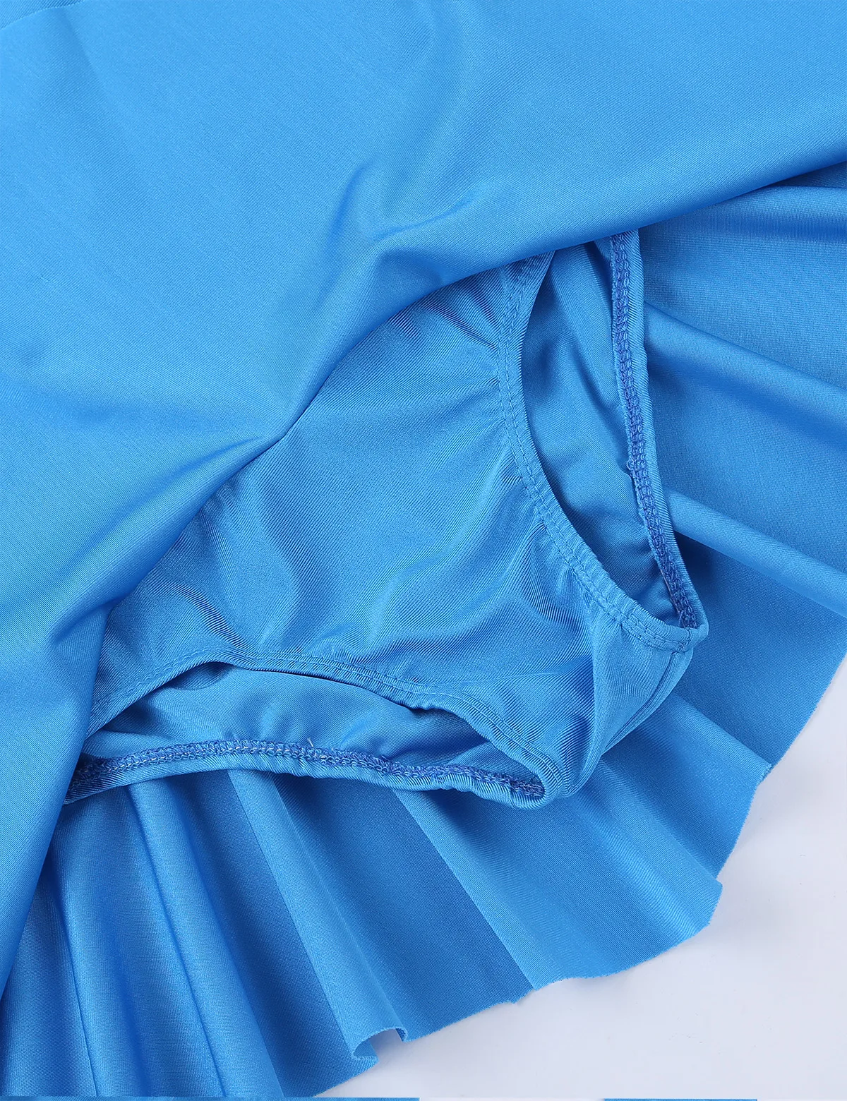 Kids Girls Tulle Splice Cutouts Back Figure Ice Skating Dress Ballet Dance for Stage Performance Competition Costumes | Детская одежда