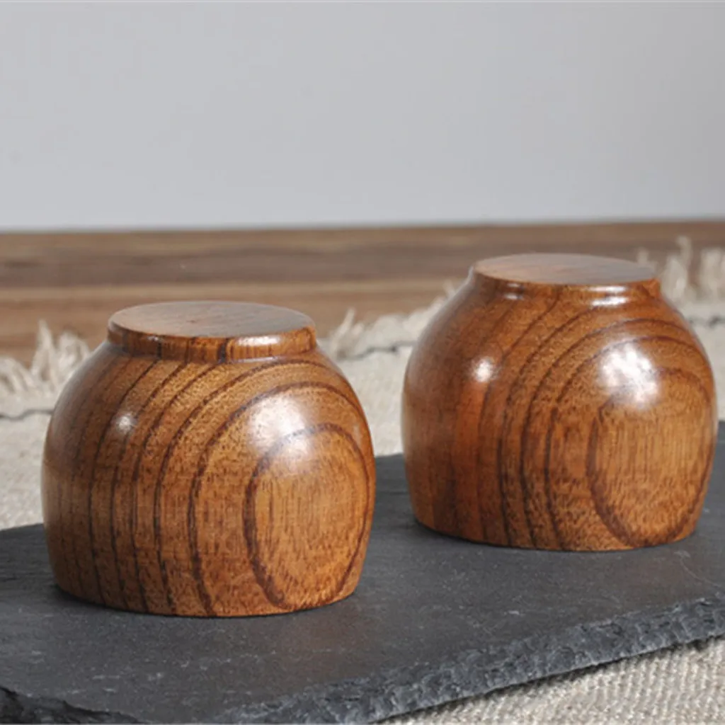 1 шт Новый 5 см деревянные чашки дерево Кофе Чай пиво сок кружка для молока