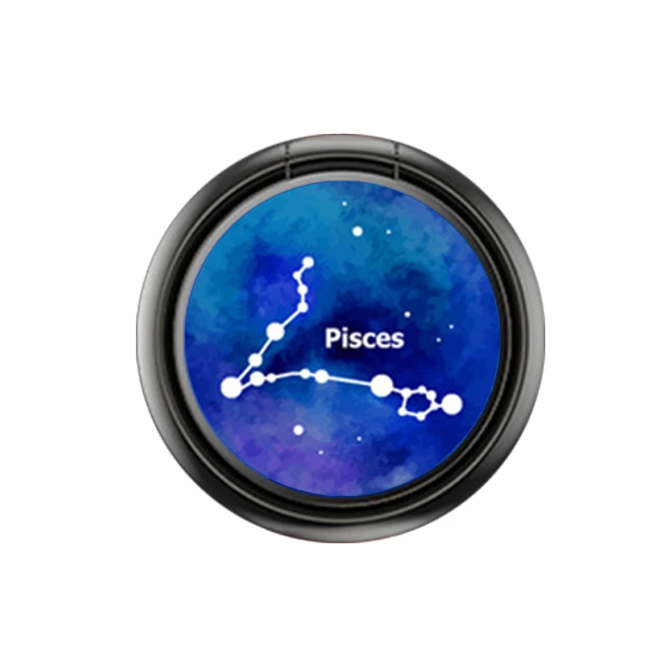 Pisces Venroii металлическое кольцо-держатель для iPhone XR X 8 7 Plus Магнитный Автомобильный держатель для телефона Подставка на 360 градусов для samsung Xiaomi кронштейн - Цвет: Pisces