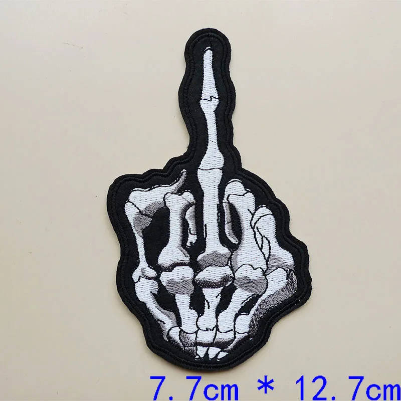 Черный след с вышивкой в виде птицы палец аппликация Шить Утюг на значки-нашивки