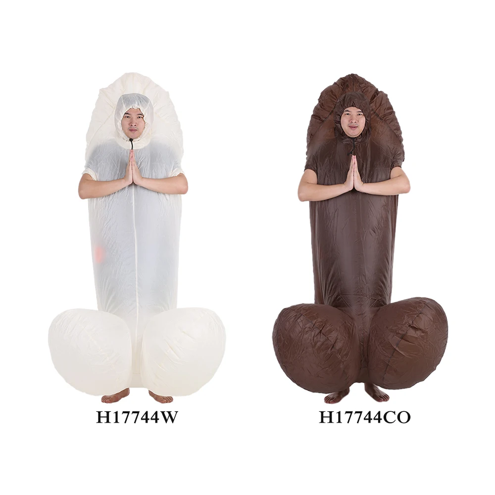 Взрослый женский костюм мужской надувной комбинезон с вентилятором наряд для