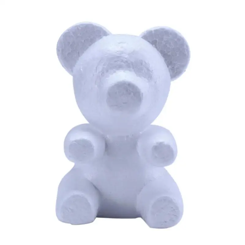 20cm Bear 500 шт./компл. 3,5 см пены ручной работы цветок DIY ручной работы игрушки подарок розы "медведь", "цветы", аксессуары в виде мишки для Свадебная вечеринка подарок - Цвет: 20cm Bear