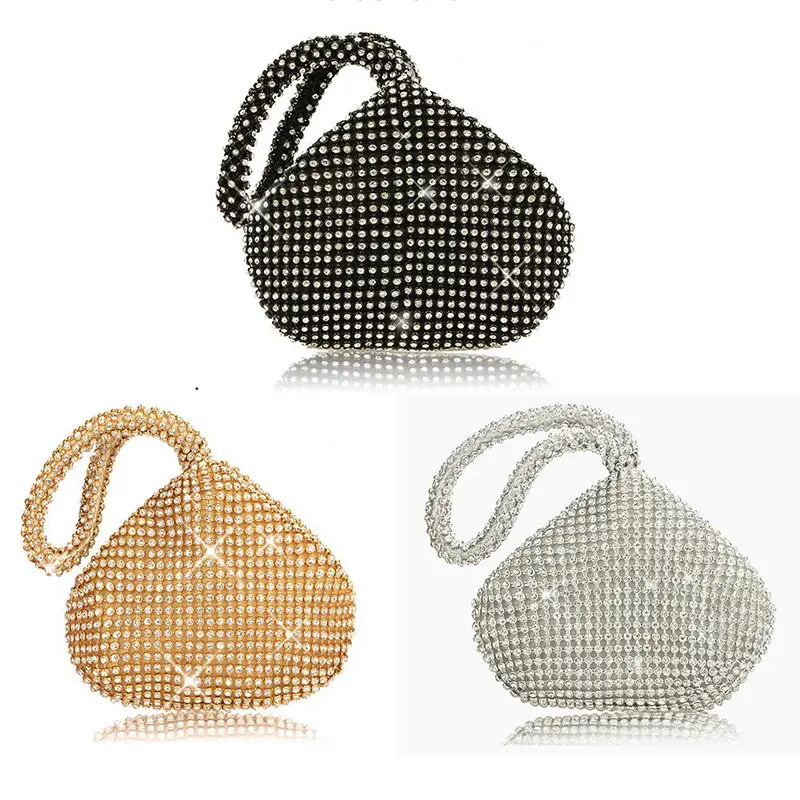Роскошный клатч DIINOVIVO Стразы женская модная вечерняя сумка Маленькая кошелек 2021