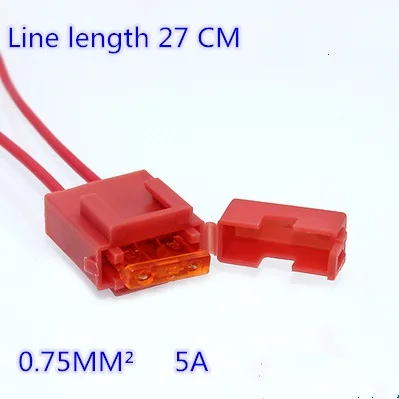 5 шт. 18 AWG средний автомобильный держатель предохранителя водостойкий