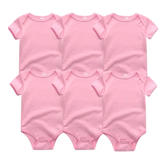 baby clothes6003 Детская одежда, Одежда для новорожденных, 6 предметов, одежда для маленьких мальчиков, Комбинезоны из хлопка, комплекты одежды для новорожденных с короткими рукавами для малышей 0-12 месяцев - Цвет: baby clothes6003