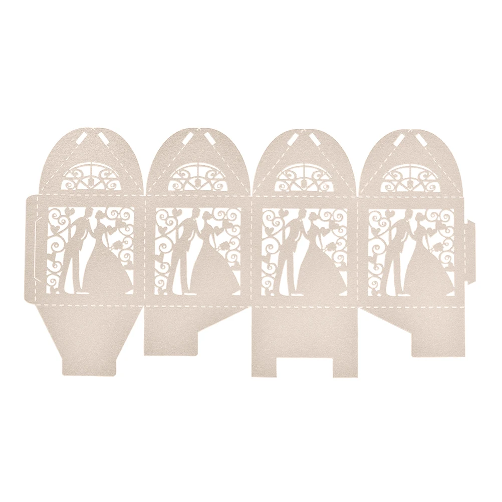 10 шт. коробка для конфет с лазерной резкой товары вечерние свадебные сувениры и