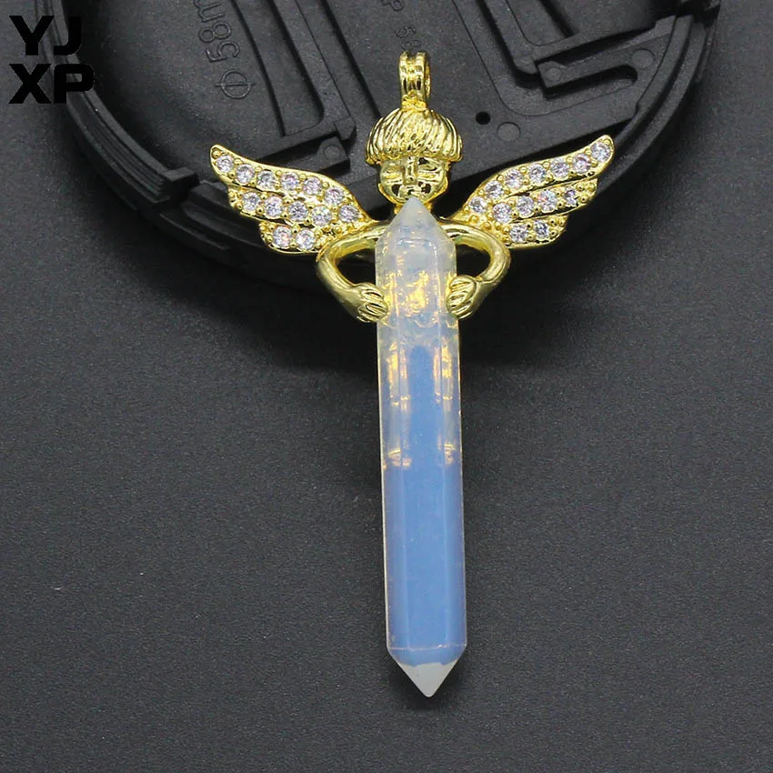 YJXP светло желтый золотой натуральный розовый кварцовый шестигранник Призма