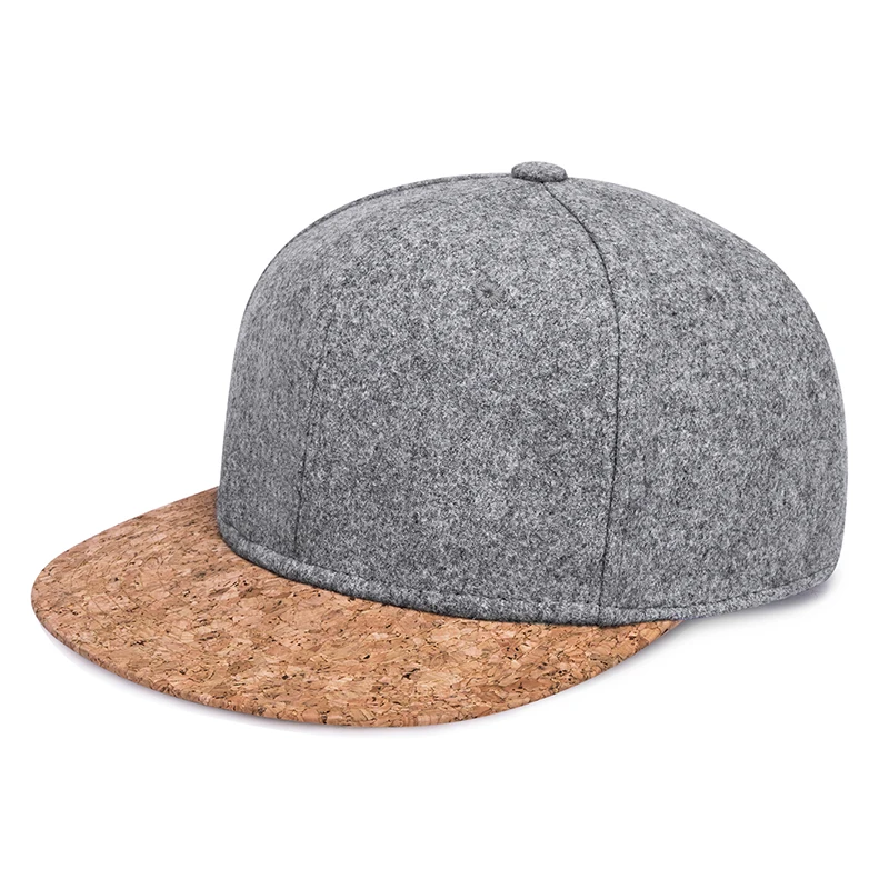 SIMPLESHOW уникальный деревянный пик шерстяные Snapback шапки для мужчин теплые лето осень бейсболки для женщин утолщаются человек Регулируемый шляпа - Цвет: light grey