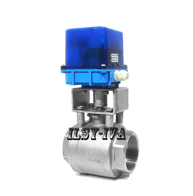 Двухсторонний шаровой клапан из нержавеющей стали DN65 DC12V/24V|motorized ball valve|electric valveball