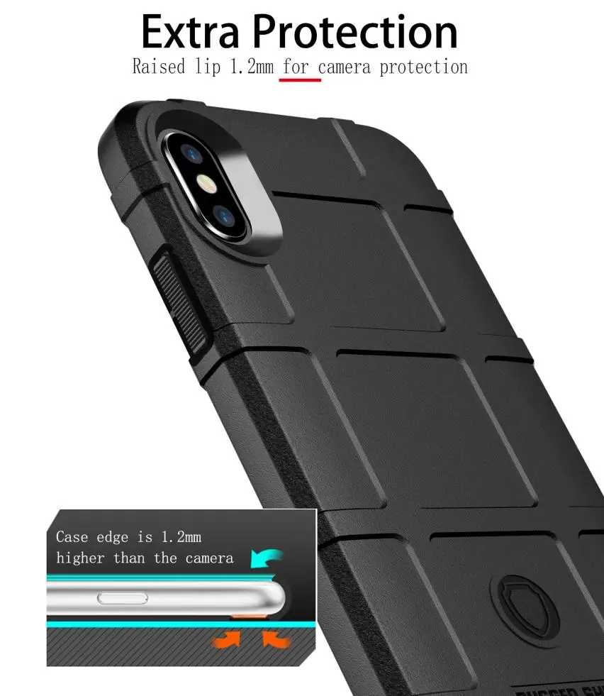 For Apple iPhone XS X XR Max Case Premium Fashion Soft Silicone TPU Shockproof Shield Mobile Phone Protection Back Cover |