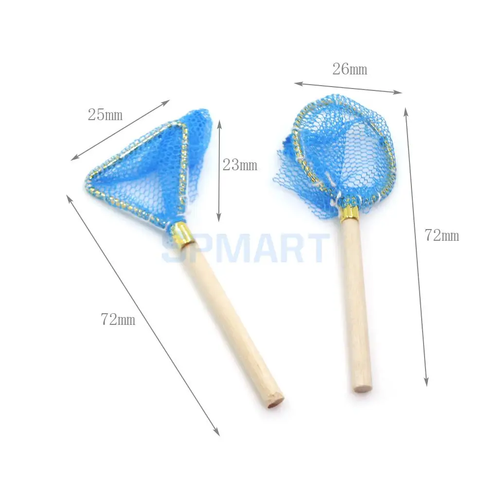 1:12 Миниатюрный Кукольный Домик из 2 частей деревянная рыболовная сеть модель