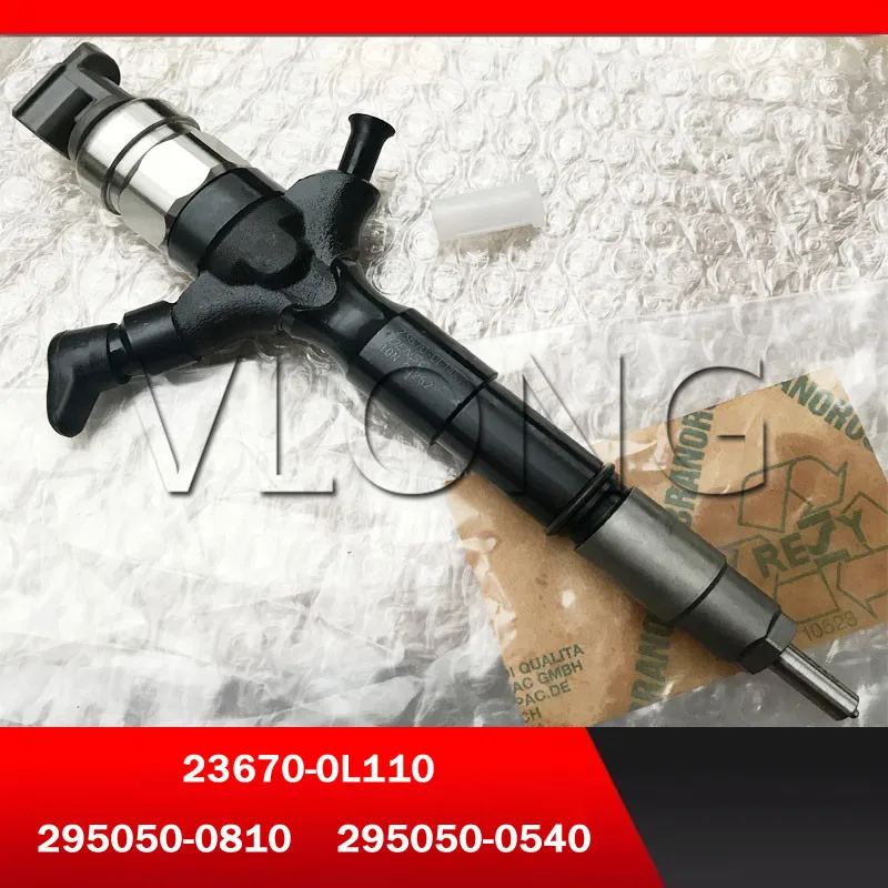 Дизельный топливный инжектор 2.5L 2KD 23670-0L110 для Toyota Hilux 295050-0540, 295050-0810, 295050-0813, 236700L110, 23670-09380