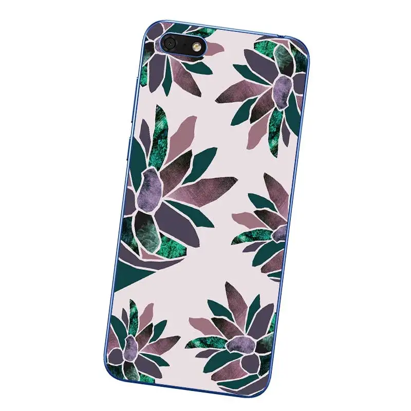 N250 Art Leaf Soft TPU Silicone Case Cover For Huawei Honor 8C 8X 9 10 20i V10 V20 Note10 Max Lite Magic2 |
