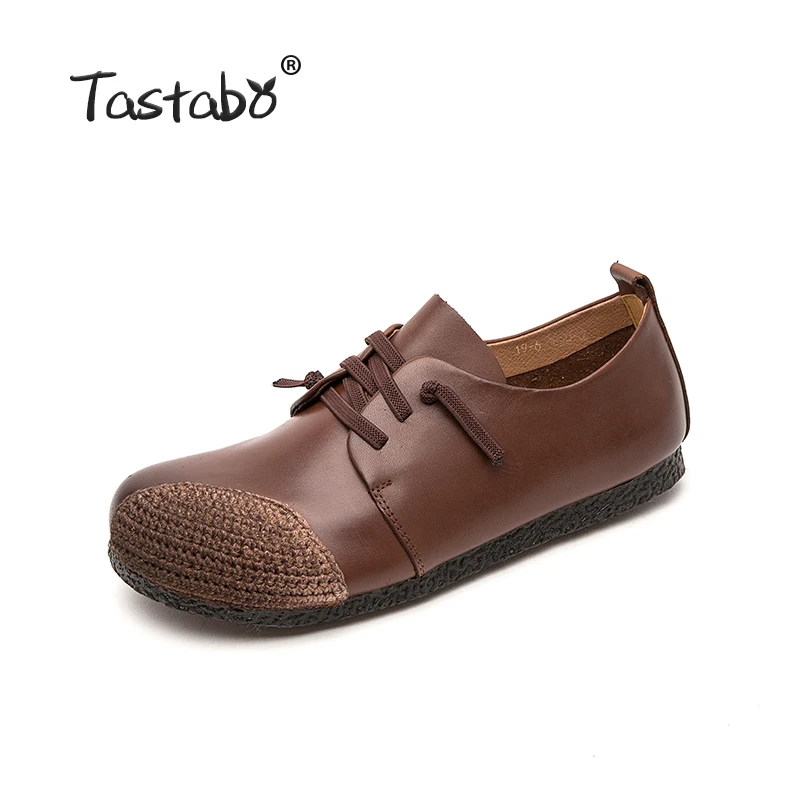 Женские кожаные туфли на мягкой подошве Tastabo Новое поступление Женская рабочая