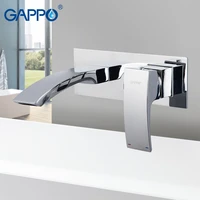 gappo wall mounted bathroom basin faucet waterfall bathroom faucet vanity vessel sinks mixer tap cold and hot water tap