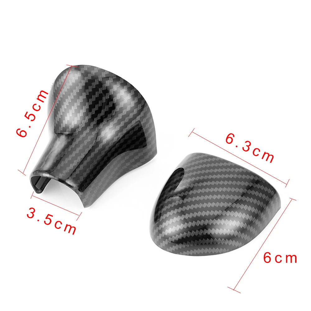 Автоматическая скорость ручка переключения передач головы чехлы из углеродного