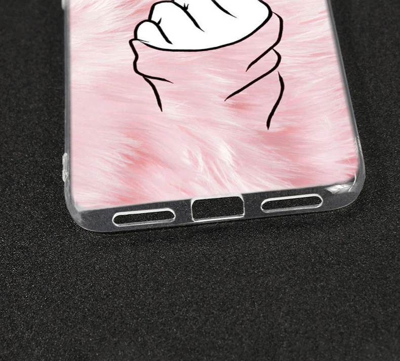 Мягкий силиконовый чехол Love on the finger kpop heart для Xiaomi Redmi K20 7 7A 5 5Plus 6 6A S2 Note 8 Pro |