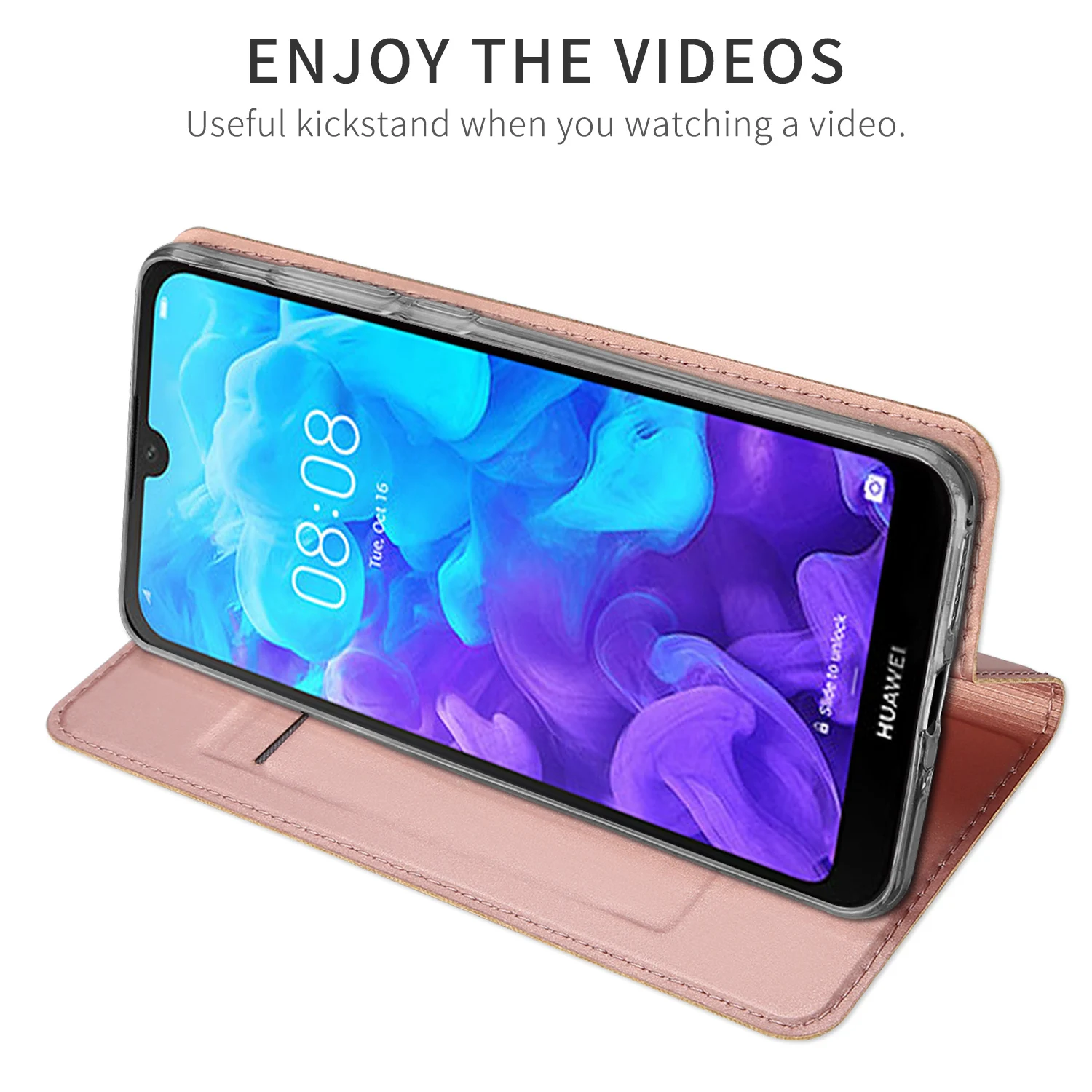 Чехол-книжка для huawei Y5 и Honor 8S из искусственной кожи и ТПУ, мягкий бампер, защитный держатель для карт, кошелек с подставкой, чехол для телефона