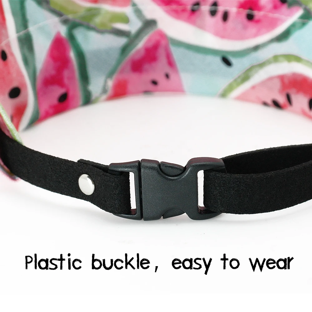Cute Dog Cat Collar Banada Soft Puppy Bandana Scraf Collars Pet Accessories Small Dogs Cats Necklace Fruit Print M L |