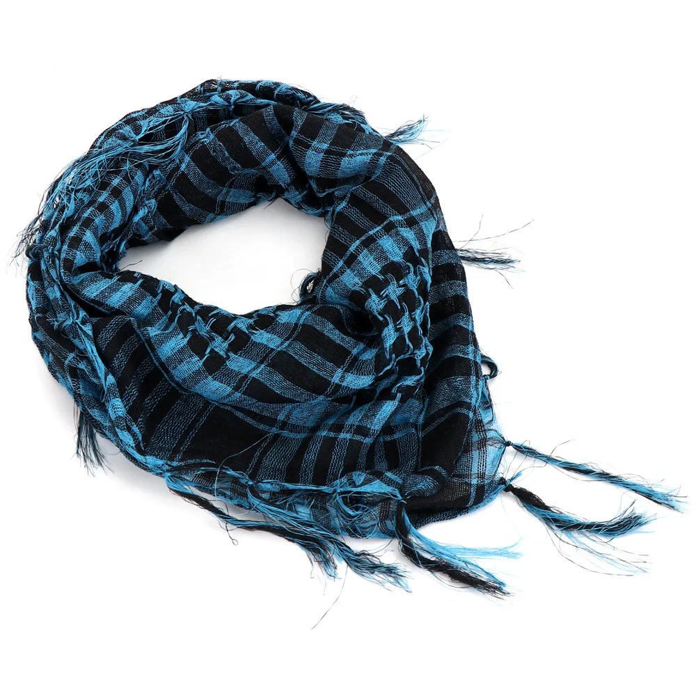 Шаль Keffiyeh Kafiya АРАФАТ ШАРФ в арабском стиле теплый хлопковый шарф с кисточками