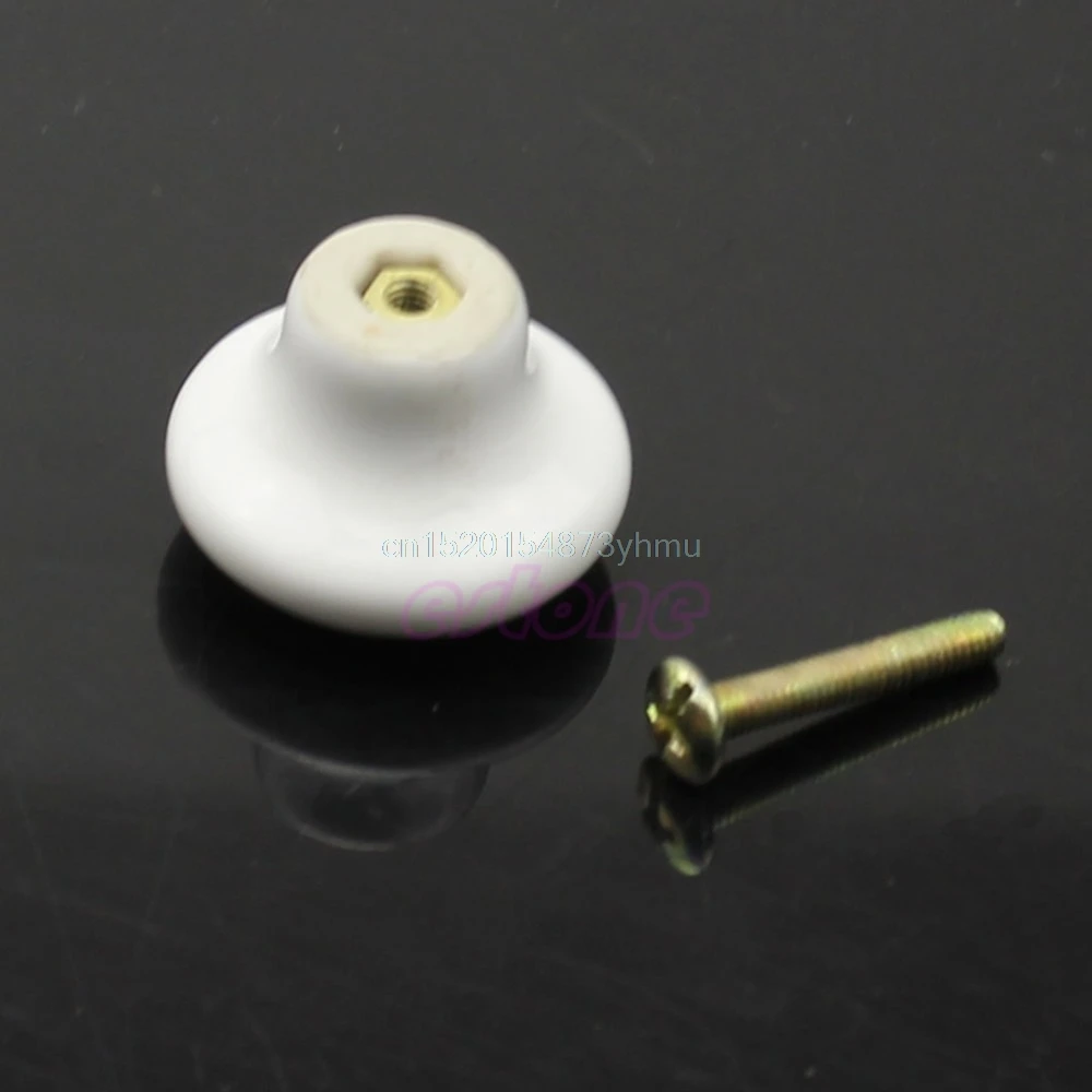 

1pc Small Ceramic Handle Door Knobs Cabinet Drawer Cupboard Locker Kitchen Pull #L057# new hot